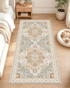 OLANLY 2x5 Washable Runner Rug, Soft Non Slip Carpet for Hallway Kitchen by OLANLY