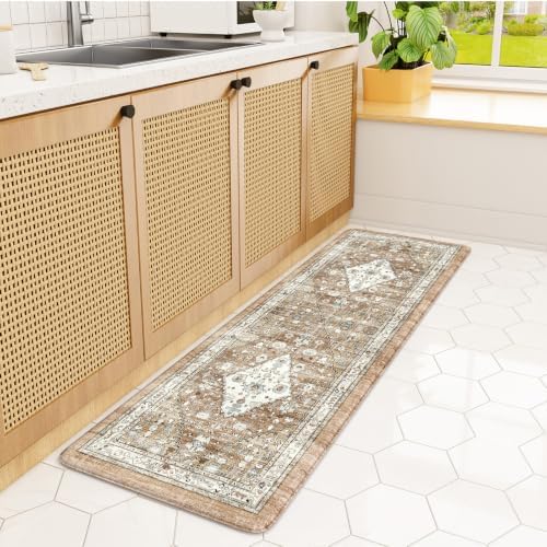 Collive Boho Cushioned Kitchen Mat, Anti Fatigue Mats for Kitchen Floor - Image 7