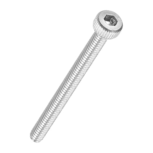 Kozelo 100pcs Socket Head Cap Screws - [M2-0.4 x 25mm] 304 Stainless Steel Allen Socket Drive for Electrical Motor 3D Printing Fan Engine Replacement Use, Silver
