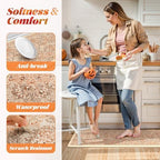 Collive Fall Kitchen Rugs Non Slip Washable Sink Mat 17.3"x47"+17.3"x29" - Image 5