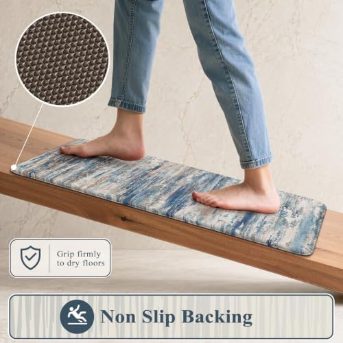 KIMODE Christmas Anti Fatigue Kitchen Mats for Floor,Farmhouse Kitchen Rugs - Image 4