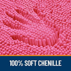 OLANLY Toilet Rugs U-Shaped 24x20, Soft Absorbent Chenille Contour Rugs - Image 3