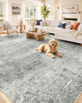 OLANLY 8x10 Washable Area Rug, Soft Non Slip Carpet for Bedroom Living Room by OLANLY