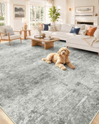 OLANLY 8x10 Washable Area Rug, Soft Non Slip Carpet for Bedroom Living Room by OLANLY