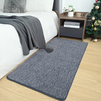 AROGAN Small Area Rugs for Bedroom, 2×4 Non Slip Runner Rug, Blue by AROGANAREARUG