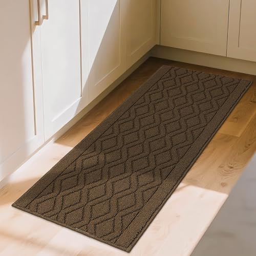 COSY HOMEER Kitchen Rugs and Mats 20"x48" Non Slip Kitchen Mats for Floor by COSYHOMEER