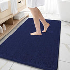 OLANLY Large Bathroom Rugs 59x35, Extra Soft Absorbent Chenille Bath Rugs by OLANLY