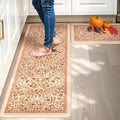 Collive Fall Kitchen Rugs Sets of 2 Non Slip Washable, 20"x47"+20"x32" by Collive