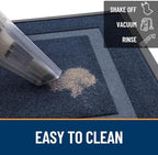 OLANLY Front Door Mat Outside 47x32, All-Season Heavy-Duty Rubber Doormat - Image 6