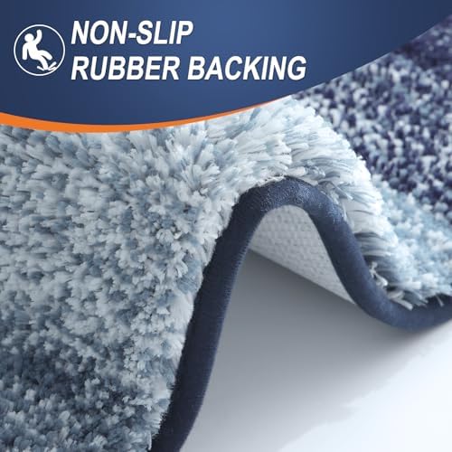 OLANLY Bathroom Runner Rug 40x20, Extra Soft Absorbent Microfiber Bath Rugs - Image 5