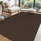 EARTHALL Washable Area Rug, Non Slip Entryway Rug, 4x6 Ft, Brown/Coffee - Image 6
