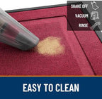 OLANLY Front Door Mat Outside 47x17, All-Season Heavy-Duty Rubber Doormat - Image 5