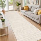 2x10 Runner Rug Non Slip,Washable Hallway Runner Rug,Beige - Image 3
