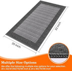 StepRite Chenille Kitchen Rug, Kitchen Mat for Floor, 32'' x 20'', Grey - Image 6