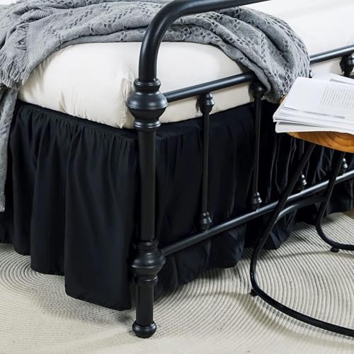 Bed Skirt Full Size Ruffled Bed Skirt with Split Corners - Image 4