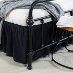 Bed Skirt Queen Size Ruffled Bed Skirt with Split Corners - Image 4