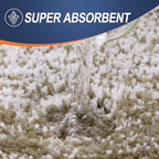 OLANLY Bathroom Runner Rug 44x20, Extra Soft Absorbent Microfiber Bath Rugs - Image 4