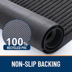 OLANLY 2-Pack Front Door Mats 59x23, Waterproof Heavy-Duty Doormats - Image 3