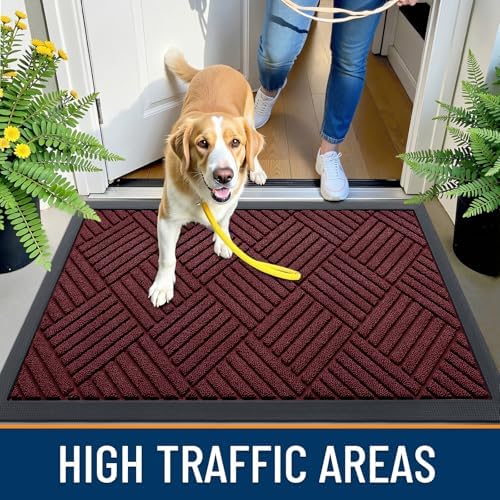 OLANLY Front Door Mat Outside Entrance 33x21, Waterproof Heavy-Duty Doormat - Image 6