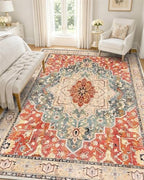 OLANLY 5x7 Washable Area Rugs, Soft Non Slip Carpet for Bedroom Living Room by OLANLY