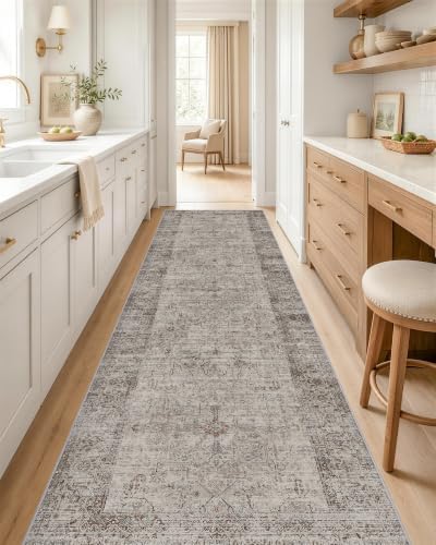 OLANLY 2x8 Washable Runner Rug, Soft Non Slip Carpet for Hallway Kitchen by OLANLY