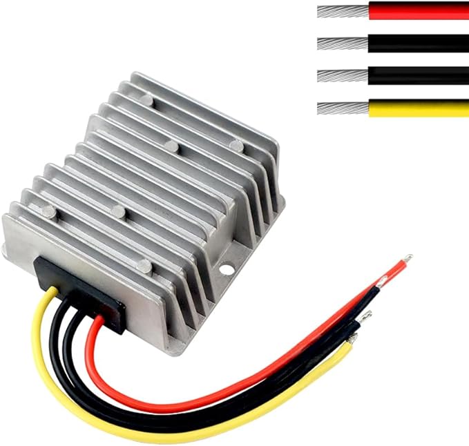 12V to 24V DC Step Up Converter 10A 240W, Boost Converter DC Power Converter, Waterproof Module Voltage Regulator, for Cars, Trucks, LED Light Strips