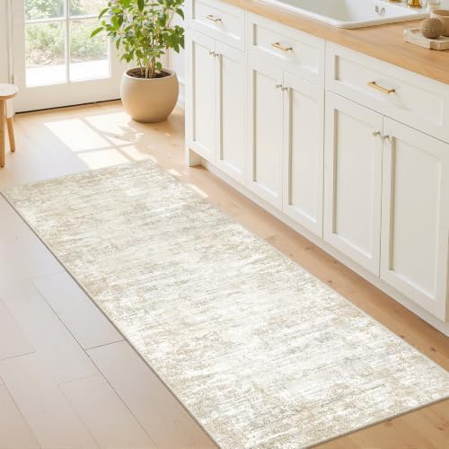 2x6 Runner Rug Non Slip,Washable Hallway Runner Rug,Brown - Image 3