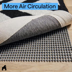 GORILLA GRIP® Slip Resistant Rug Pads for Hardwood Floor, 2.5x13 Gray - Image 6