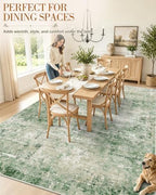 OLANLY 6x9 Washable Area Rug, Soft Non Slip Carpet for Bedroom Living Room - Image 4