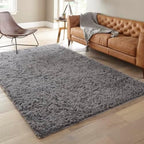 Ophanie Rugs for Living Room, Upgrade Non-Slip Fluffy Soft 5x8 Area Rug, Shag Large Fuzzy Plush Carpets for Bedroom Deep Grey, Shaggy Gray Kids Boys Girls Dorm Decor with Over 99 pcs Pile fibers - Image 5