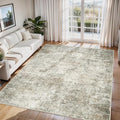 6x9 Area Rugs for Living Room Washable Bedroom Dining Room Beige Brown by Aelenmu