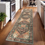 Yamaziot Washable Runner Rug, 2x8 Non-Slip Boho Vintage Hallway Kitchen Rug - Image 6