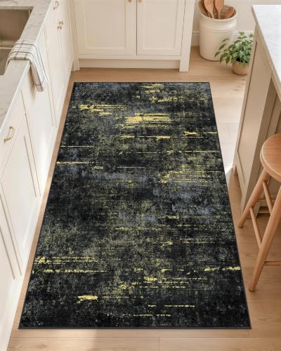 OLANLY 2x4 Washable Accent Rug Non Slip Carpet for Entryway Kitchen Bedside by OLANLY