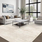 pmtsns Area Rugs 8x10 for Living Room: Washable Rug Modern Abstract Neutral Soft Non-Slip Low-Pile Indoor Large Carpet for Bedroom Dining Room Playroom Home Office (Beige, 8'x10') - Image 6