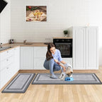 Mattitude Kitchen Mats Set of 2,Cushioned Anti-Fatigue Non-Skid Rug Sets - Image 6