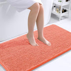 OLANLY Bathroom Runner Rugs 44x24, Extra Soft Absorbent Chenille Bath Rugs by OLANLY