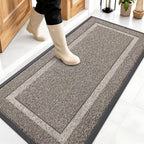 OLANLY Front Door Mat Outside 47x23, All-Season Heavy-Duty Rubber Doormat by OLANLY