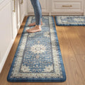 Collive Kitchen Mats Cushioned Anti Fatigue, Sink Rugs 17.3"x29"+17.3"x59" by Collive