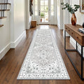 Yamaziot Washable Runner Rug, 2x8 Non-Slip Boho Vintage Hallway Kitchen Rug by Yamaziot