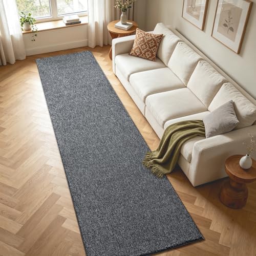 2x10 Black/White Runner Rug Washable Non-Slip for Kitchen Hallway Bathroom - Image 4