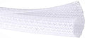 QCSIW 1/2" x100ft Split Sleeve Wire Loom Tubing - Chew-Proof Pet-Safe Cord Protector for USB, Power, Audio/Video Cables | Durable Cable Sleeve to Protect Cats & Wires | Easy Install, White