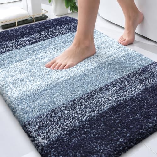 OLANLY Bathroom Rugs Mat 36x24, Extra Soft Absorbent Microfiber Bath Rugs by OLANLY