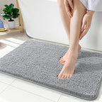 OLANLY Bathroom Rugs 35x24, Extra Soft Absorbent Chenille Bath Rugs - Image 3