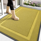 OLANLY Front Door Mat Outside 59x34, All-Season Heavy-Duty Rubber Doormat by OLANLY