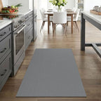 EARTHALL Washable Entryway Rug, Non Slip Area Rug, 3x4 Ft, Dark Gray - Image 6