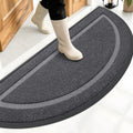 OLANLY Half Circle Front Door Mat Outside 59x23 All-Season Rubber Doormat by OLANLY