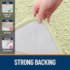 OLANLY Bathroom Runner Rugs 40x24, Extra Soft Absorbent Chenille Bath Rugs - Image 6