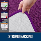 OLANLY Small Bathroom Rugs 24x16, Extra Soft Absorbent Chenille Bath Rugs - Image 6