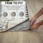 Mohawk Home Non Slip Rug Pad 3' x 5'- 1/4" Thick Felt + Latex Rubber Gripper - Dual Surface Cushion for Hardwood, Carpet, Tile Floors, Made in USA - Image 3