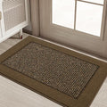 BEQHAUSE Indoor Door Mat 20" x 32", Dirt Trapper Door Mats, Brown by BEQHAUSE
